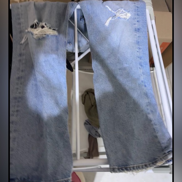 Agolde 90's Mid Rise Loose Fit In Captured A069c-1141 Size 27 - Picture 7 of 7